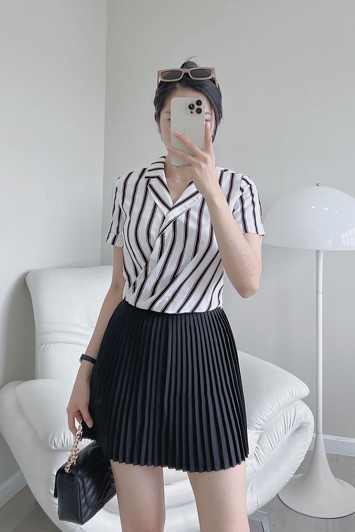 Chân váy xòe thời trang có 2 túi Thời Trang Công Sở #20 Chân váy xòe thời trang có 2 túi Thời Trang Công Sở
