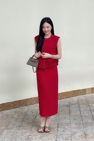 Chân váy dáng dài - V62M25Q003