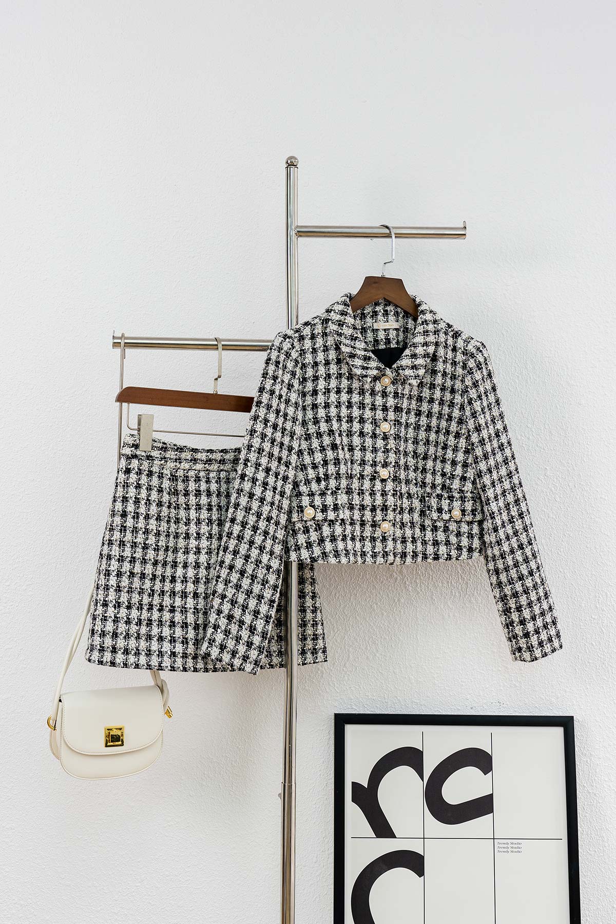 Chân váy dạ tweed dáng bút chì ShopperBoard #33 Chân váy dạ tweed dáng bút chì ShopperBoard