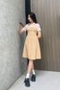 Đầm xòe phối tay lơ vê ngắn - V63L23H005