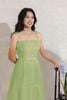Đầm maxi hai dây nhún tầng - V63M24H017