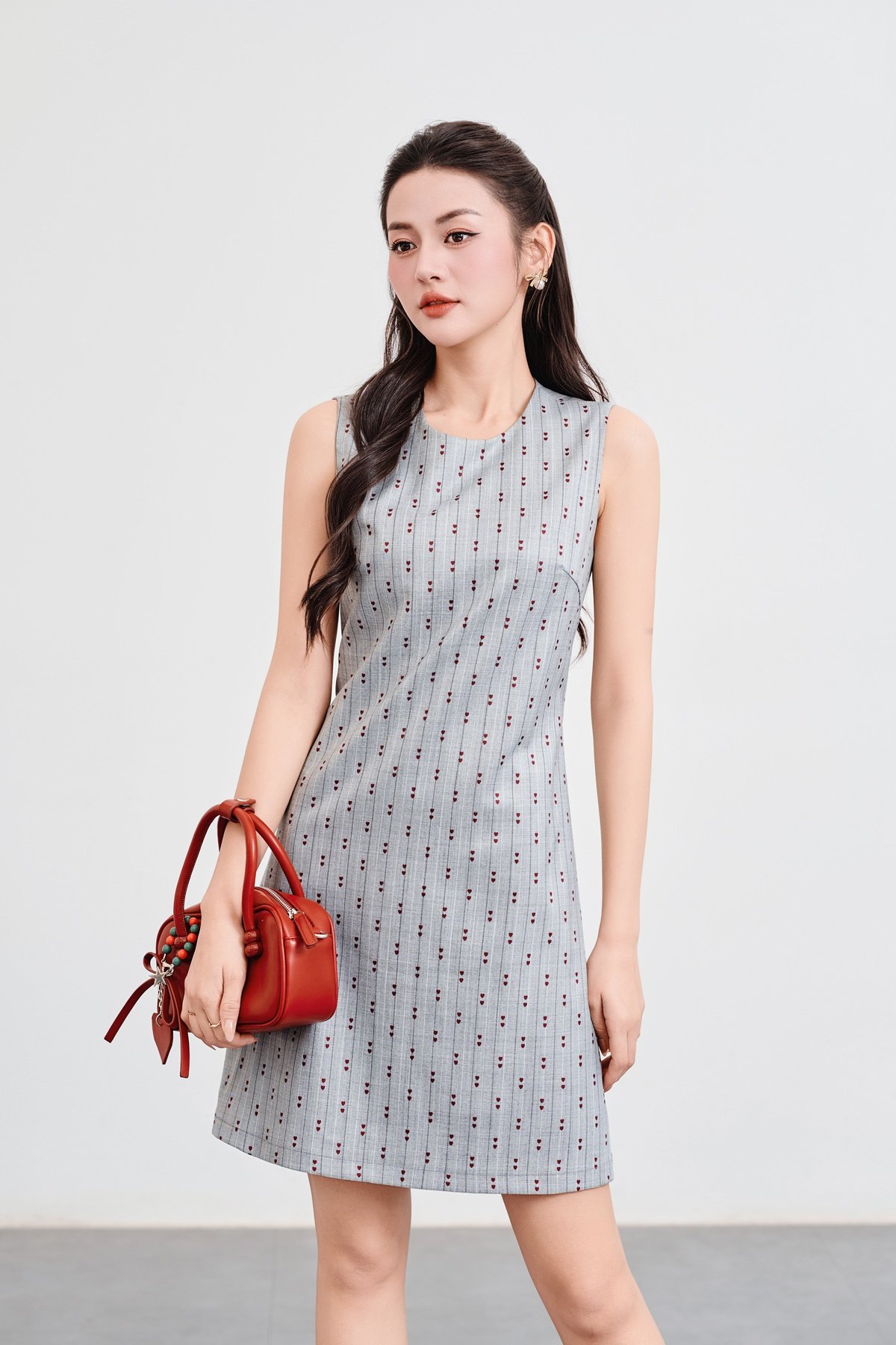 Đầm sát nách dáng A - V63R25H003