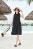 Đầm suông sát nách đính cúc - V63T24H003