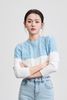 Quần Jean ống loe cạp cao - V64J23Q012