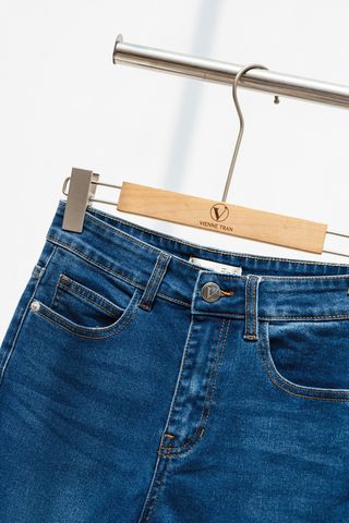 Quần Jean ống loe cạp cao - V64J23Q012