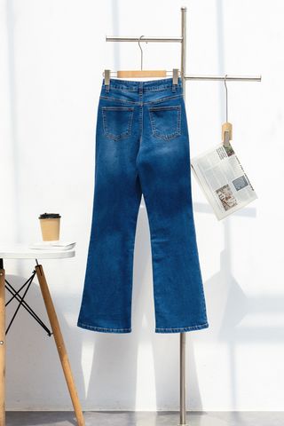 Quần Jean ống loe cạp cao - V64J23Q012