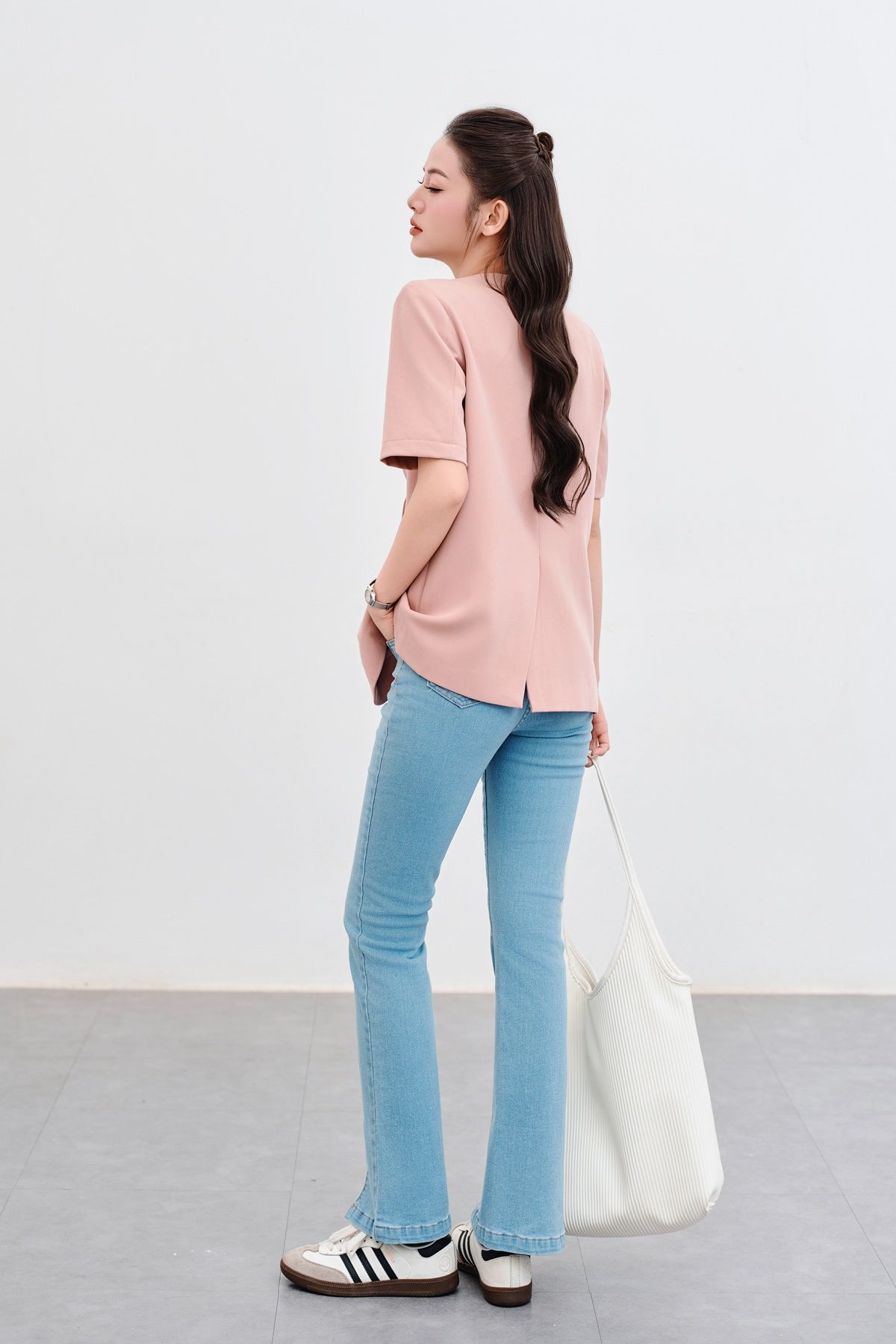 Quần Jean ống loe - V64J25Q001