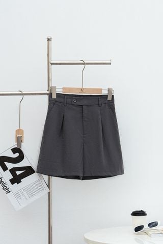 Quần shorts ly súp chun eo - V64S23H001