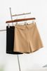 Quần shorts cạp bẻ diễu chỉ - V64S23H002