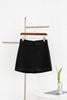 Quần shorts cạp bẻ diễu chỉ - V64S23H002