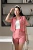 Quần shorts diễu chỉ trang trí - V64S23H004