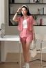 Quần shorts diễu chỉ trang trí - V64S23H004
