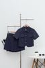 Quần shorts kéo khóa túi chéo - V64S23H005