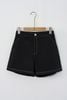 Quần shorts kéo khóa túi chéo - V64S23H005