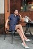Quần shorts kéo khóa túi chéo - V64S23H005
