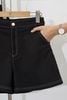 Quần shorts kéo khóa túi chéo - V64S23H005