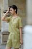 Quần shorts ly xếp túi dọc - V64S23H007