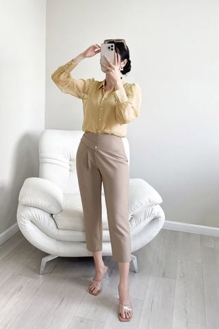 Quần Ly Bung Cá Lệch - V64T20Q006