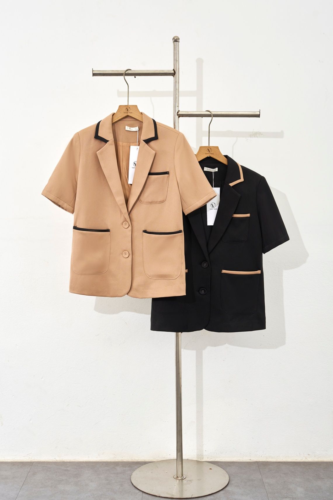 Áo blazer túi ốp - V65B25Q004