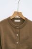 áo cardigan crop cổ tròn dài tay - V65C22T024