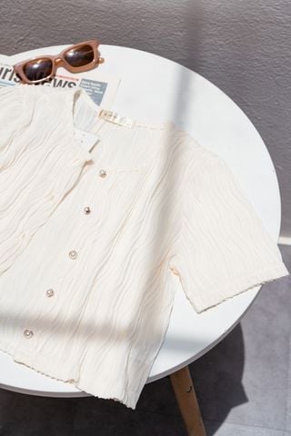áo cardigan ngắn tay cài cúc - V65C23Q002