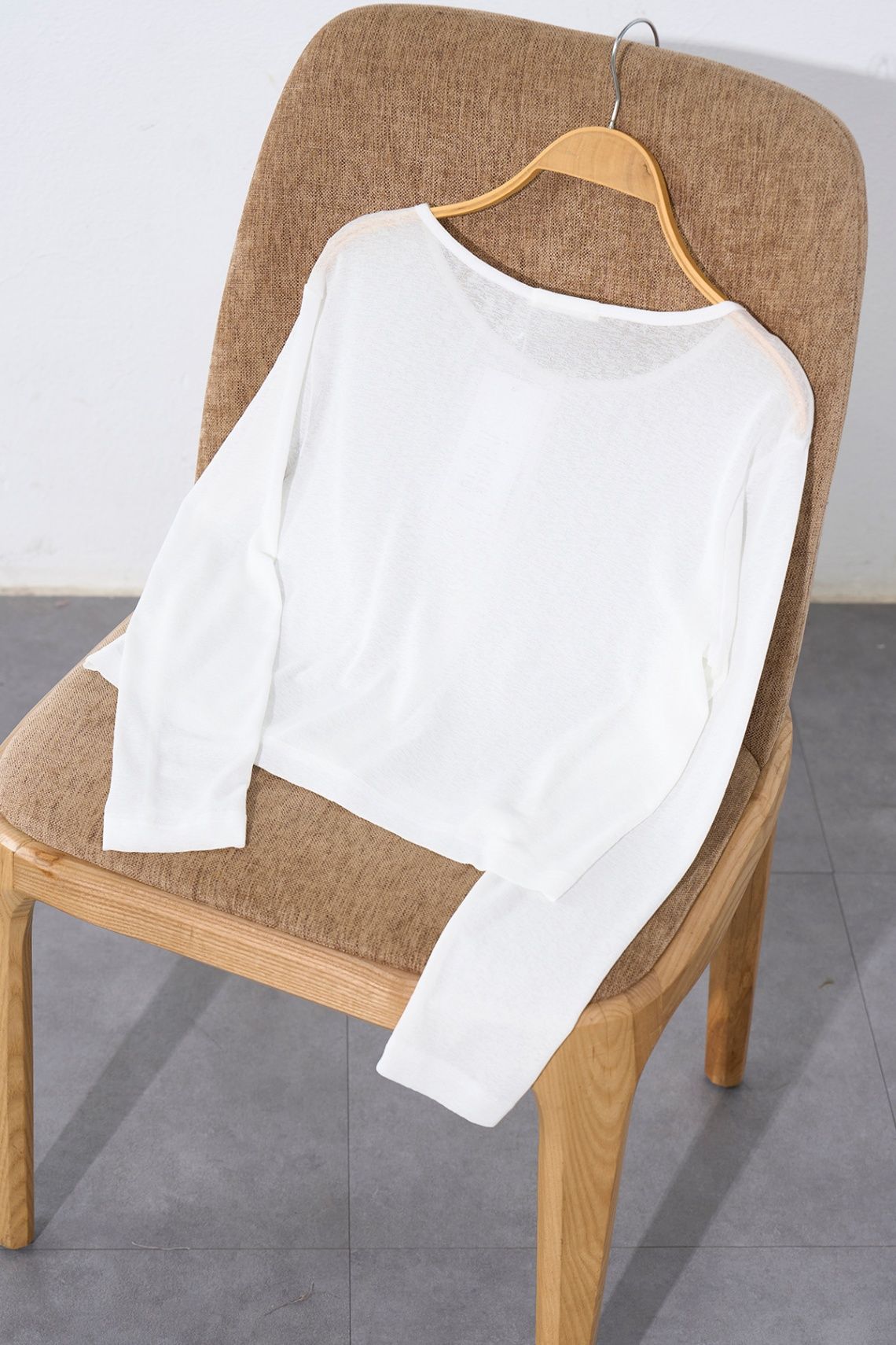 Áo len thun croptop dài tay - V65C24Q010