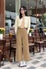 Áo len croptop vặn thừng cài cúc - V65C24T003
