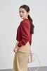 Áo len croptop vặn thừng cài cúc - V65C24T003
