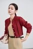 Áo len croptop vặn thừng cài cúc - V65C24T003