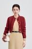 Áo len croptop vặn thừng cài cúc - V65C24T003