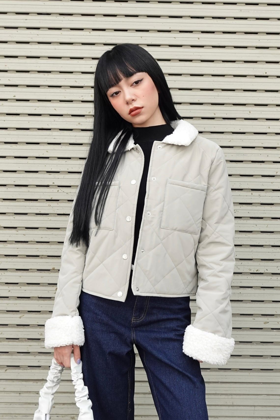 Áo phao phối lông - V65P24T004