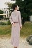 Chân váy dạ tweed dáng suông - V62T24T003