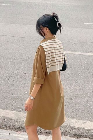 Khăn len khoác nhẹ - V6AO24Q005