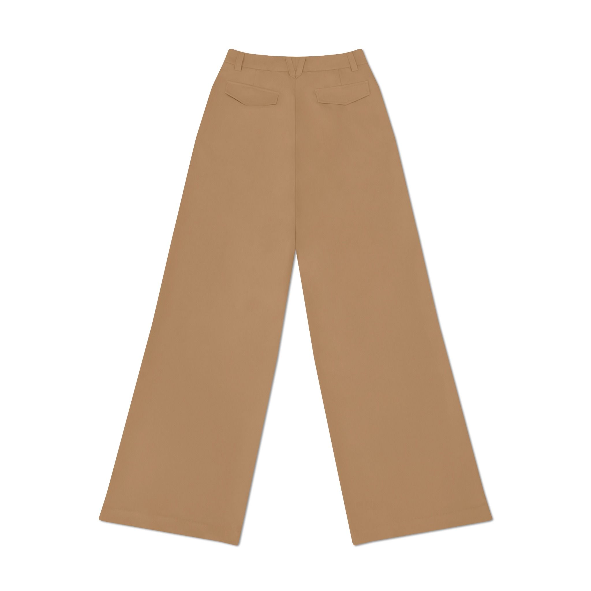 High waisted dark brown wide legged pants, Women's Fashion, Bottoms, Other  Bottoms on Carousell