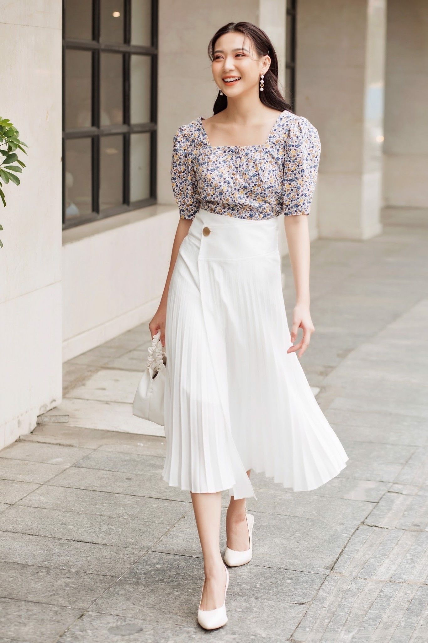 Wrap Pleated Skirt - Chic City