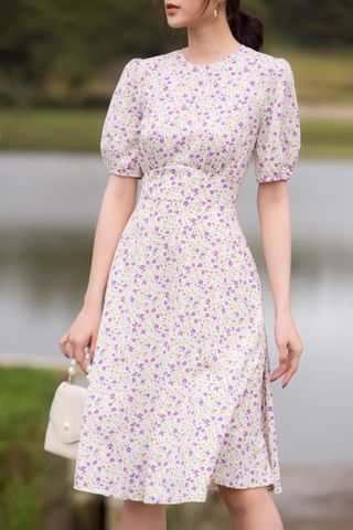  Lilac Dress - Hoa nhí- Chic City 