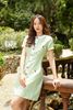 Lynne Dress - Hồng- Đầm clothesrack form A phối cổ trắng- việt nam