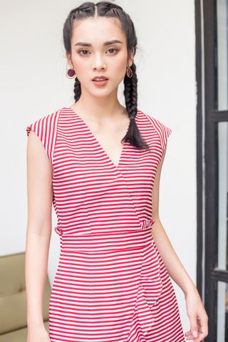  Phoenix Dress I Đầm sọc đỏ 