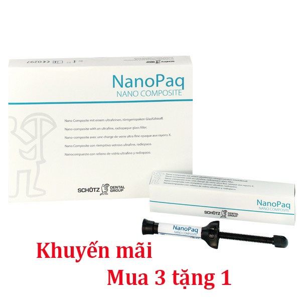  Composites Nano - NANOPAQ, 4g syringe - Schutz ( Đức ) 