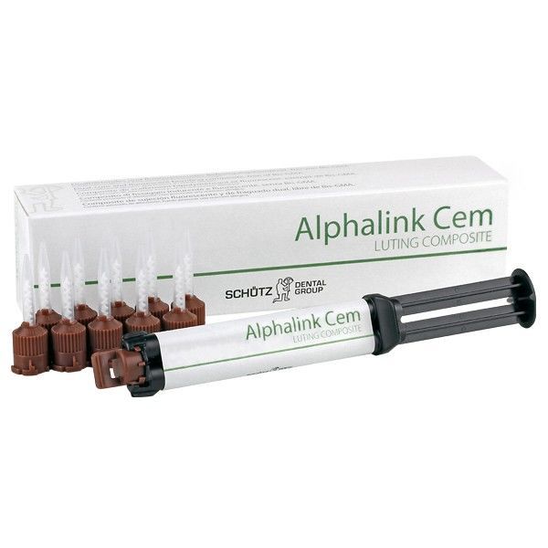  Xi măng gắn Veneer Alphalink Cem,2 x 4g cartridge incl, đầu trộn tự động 