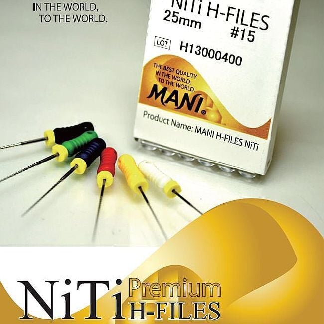  Dũa tay dẻo NiTi H-Files Mani 