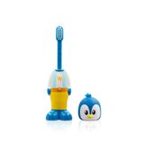  Bàn chải đánh răng lông mềm cho bé hình Chim Cánh Cụt BrushCare Kids Pop-Up Extra Soft 