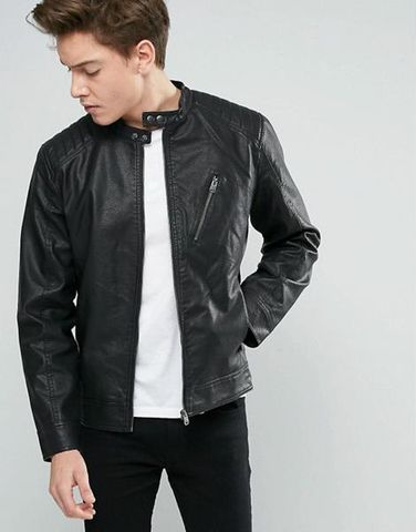 Áo khoác da Jack & Jones Core Biker 9