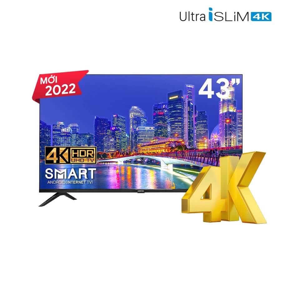 Smart Tivi Islim Asanzo 4K 43 Inch Model 43U73