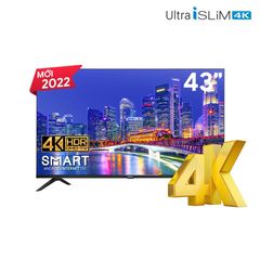 Smart Tivi Islim Asanzo 4K 43 Inch Model 43U73