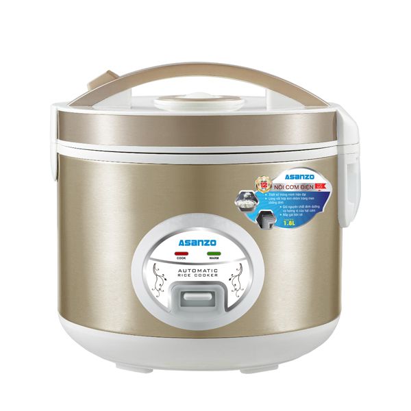 Nồi Cơm Điện Asanzo 1.8 Lít RC-18AW