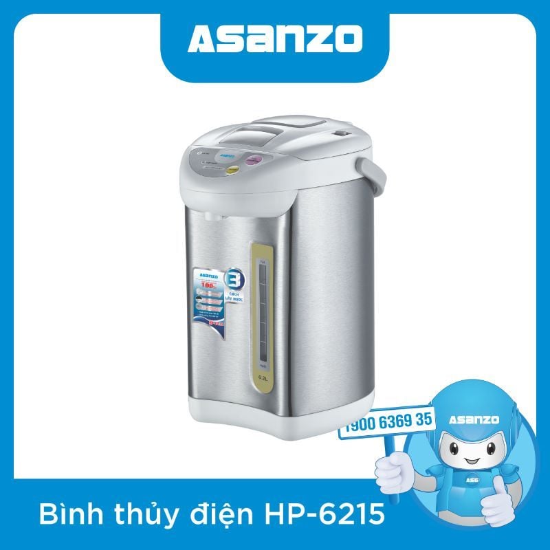 Bình Thủy Điện Asanzo 6.2 Lít HP-6215