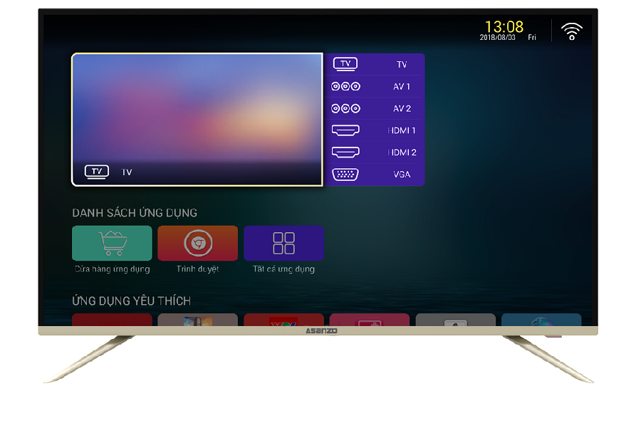Smart Tivi Asanzo 40VS7