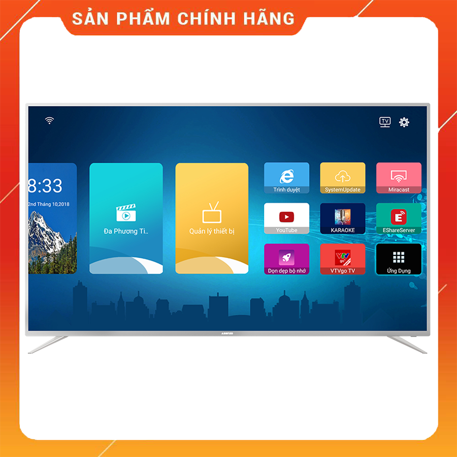 Smart tivi asanzo 4K 75 Inch 75AU9000