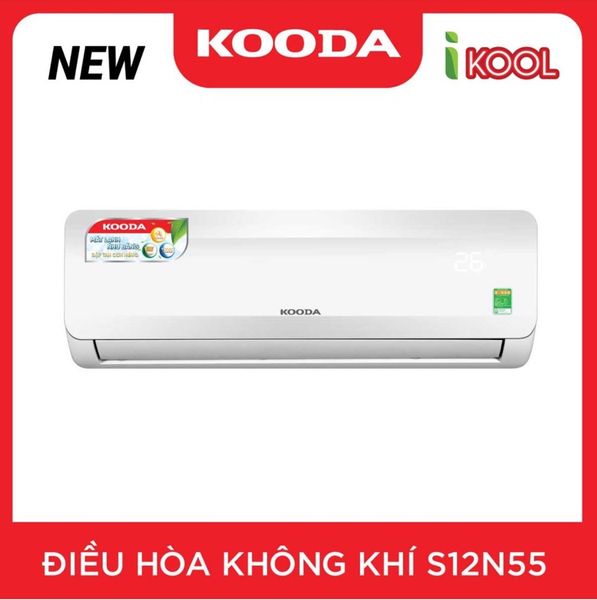 Điều hòa Kooda 1 chiều12000BTU Model S12N55